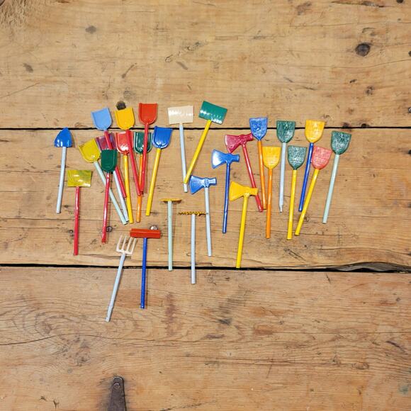 25+ Lot of Vintage Miniature Garden Tools, Eppy Plastic Fairy Garden Decor - Picture 1 of 4